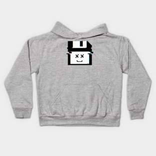 Dead Disk Glitch Kids Hoodie